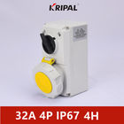 KRIPAL三相32A IP67のかみ合わせたスイッチ ソケットIECの標準