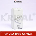 IP66 2P 20A 440V防水隔離スイッチ オーストラリアの標準