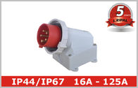 IP67 は産業プラグの電気器具の入口壁に取り付けられた CEE IEC を防水します