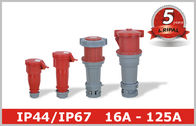 16 32 63 を 125 の Amp の IEC CEE のプラグのための産業ソケットの容器防水して下さい