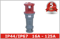 125 アンペア IP67 産業容器の電気器具の入口 3P 4P 5P