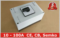 100A 転換のセレクター スイッチ防水 Ip65 の 3 つの位置のロータリー スイッチ