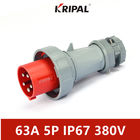 三相63A380VIP67産業用プラグ防水IEC規格