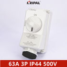 IP44 63A3P単相IECインターロック電気スイッチソケット