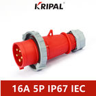 16A 5P IP67 IEC段階インバーター プラグおよびパネルによって取付けられるソケット