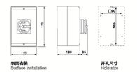 回転IEC 50A 230-440V IP65の負荷分離スイッチは防水する