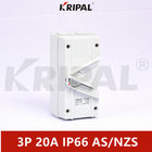 KRIPAL 3Pole 20Aの防水アイソレーター スイッチUKF IP66オーストラリアの標準