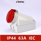 IP44 4P 63Ampの産業電力ソケット壁に取り付けられたIECの標準