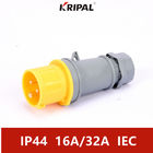 KRIPALセリウムによって証明されるIP44 16A 220Vの産業プラグおよびソケット