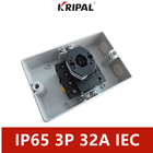 KRIPAL IP65の電気ロータリー スイッチ4のポーランド人40A防水IECの標準