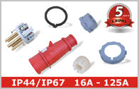 ヨーロッパ規格 IEC 16A の産業プラグ、ピン および袖の電気コネクタ
