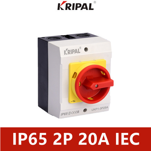 KRIPALの防水負荷分離スイッチIP65 2ポーランド人230-440V IECの標準