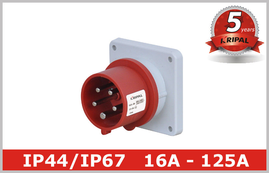 水密 IP67 ピン および非金属袖のプラグ三相 IEC
